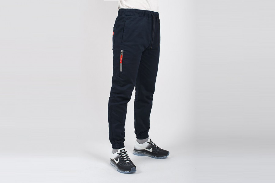джоггеры мужские Supreme синие