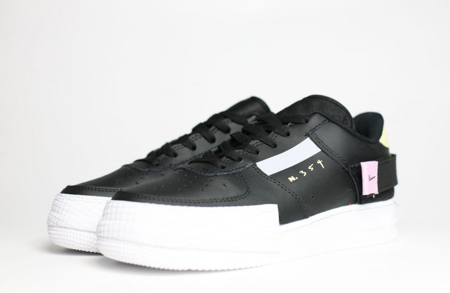 кроссовки Nike Air Force 1 Type Black - Grailify