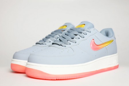 кроссовки Nike Air Force 1 Low Wmns Gray / Orange