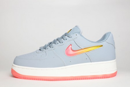 кроссовки Nike Air Force 1 Low Wmns Gray / Orange