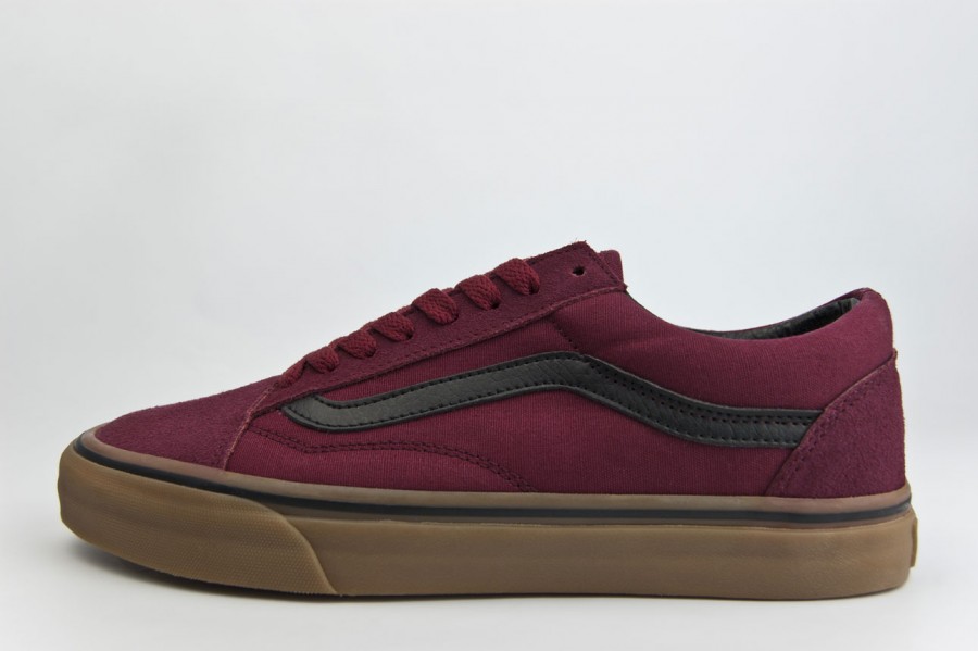 кеды Vans Old Skool Red / Gum