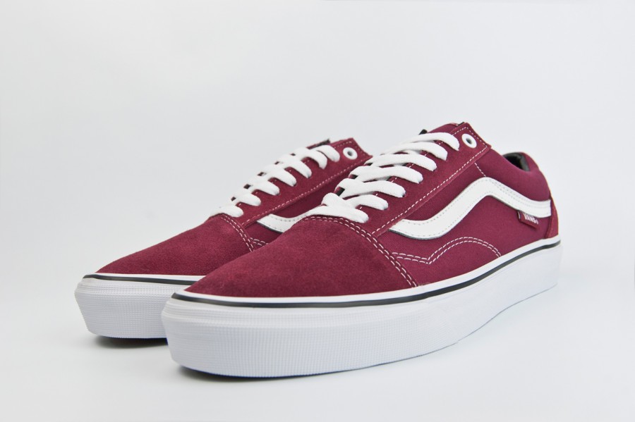 кеды Vans Old Skool Red / White