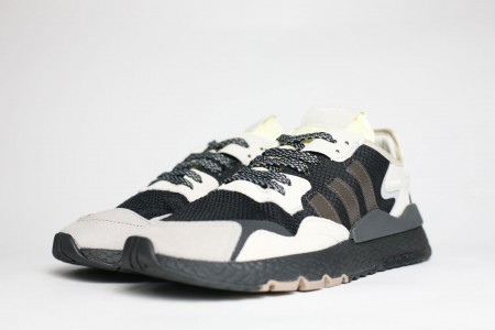 кроссовки Adidas Nite Jogger Black White