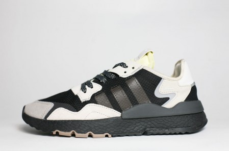 кроссовки Adidas Nite Jogger Black White