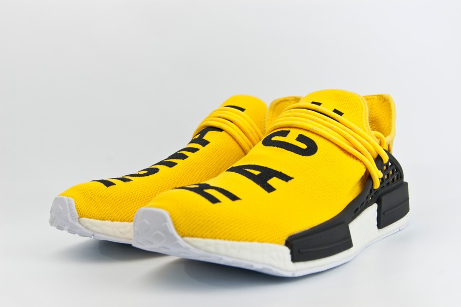кроссовки Adidas NMD x Pharrell Williams Human Race Yellow