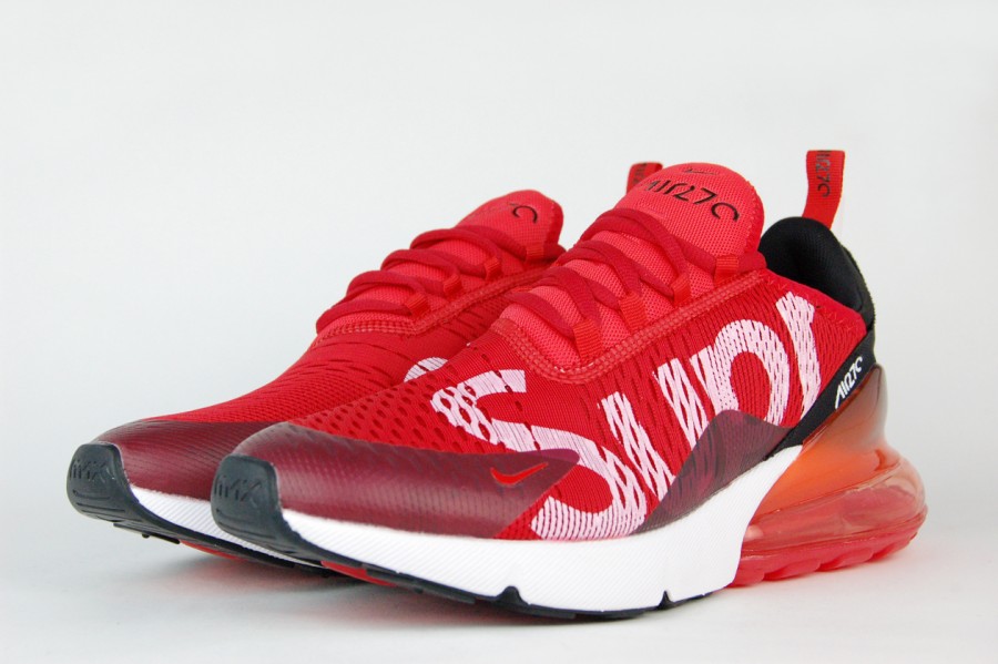 кроссовки Nike Air Max 270 x Supreme Red