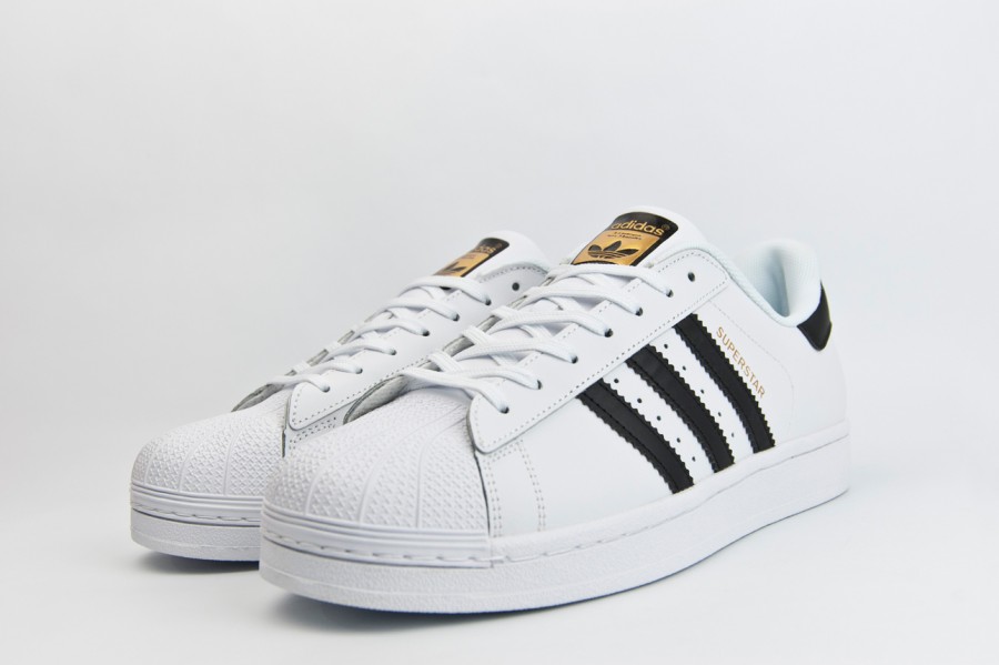 кроссовки Adidas Superstar White / Black Stripes