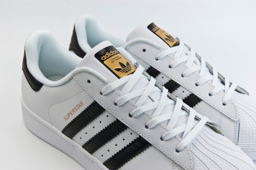 кроссовки Adidas Superstar White / Black Stripes