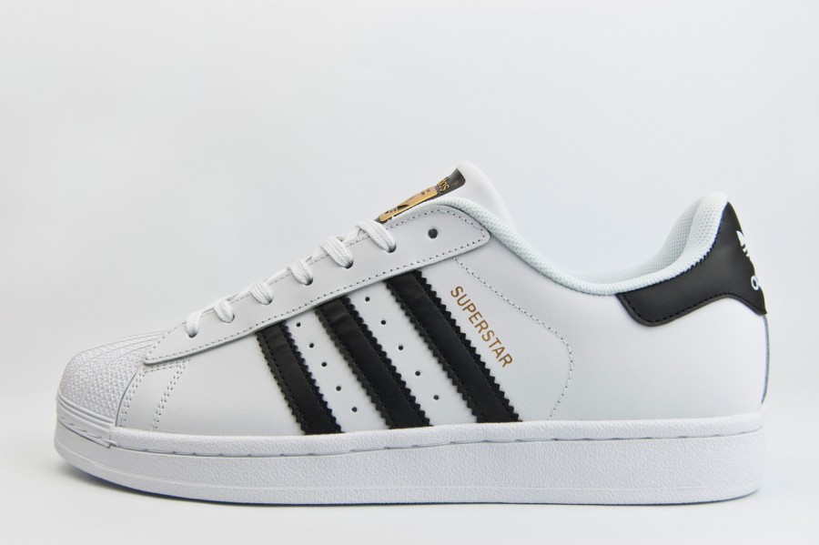 кроссовки Adidas Superstar White / Black Stripes