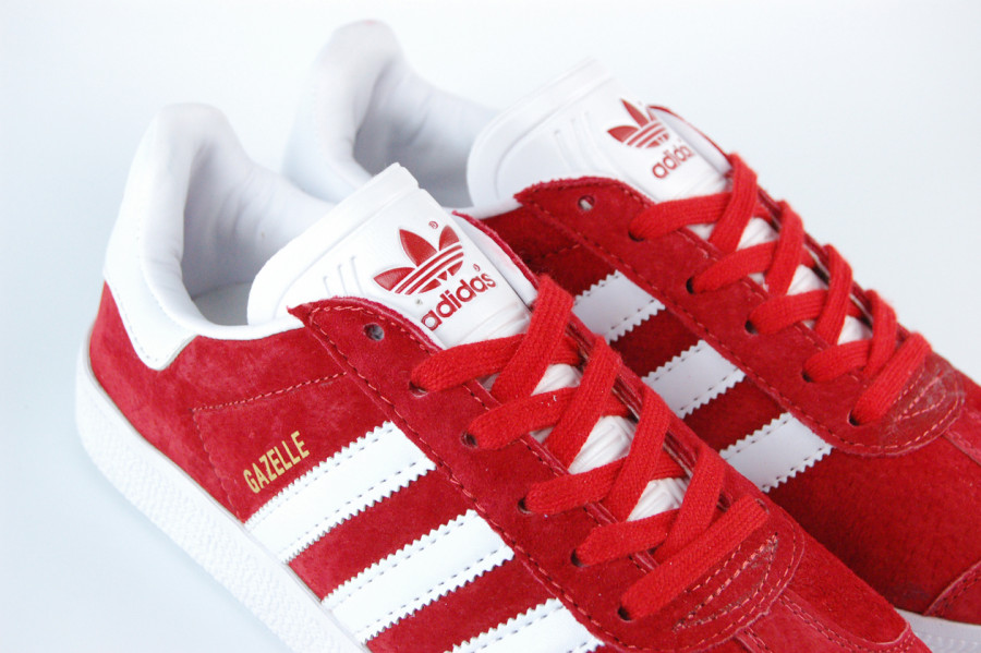 кроссовки Adidas Gazelle Red / White