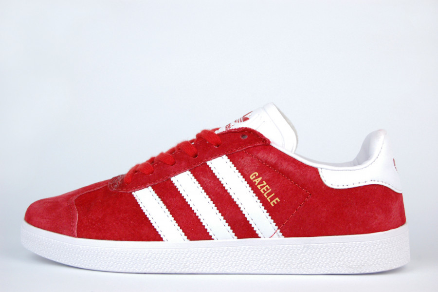 кроссовки Adidas Gazelle Red / White