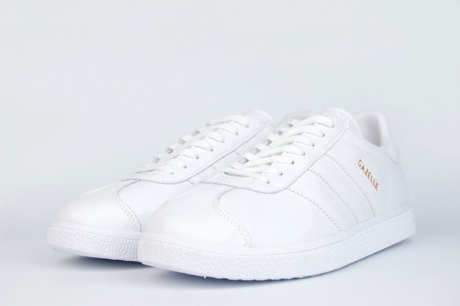 кроссовки Adidas Gazelle Leather Triple White