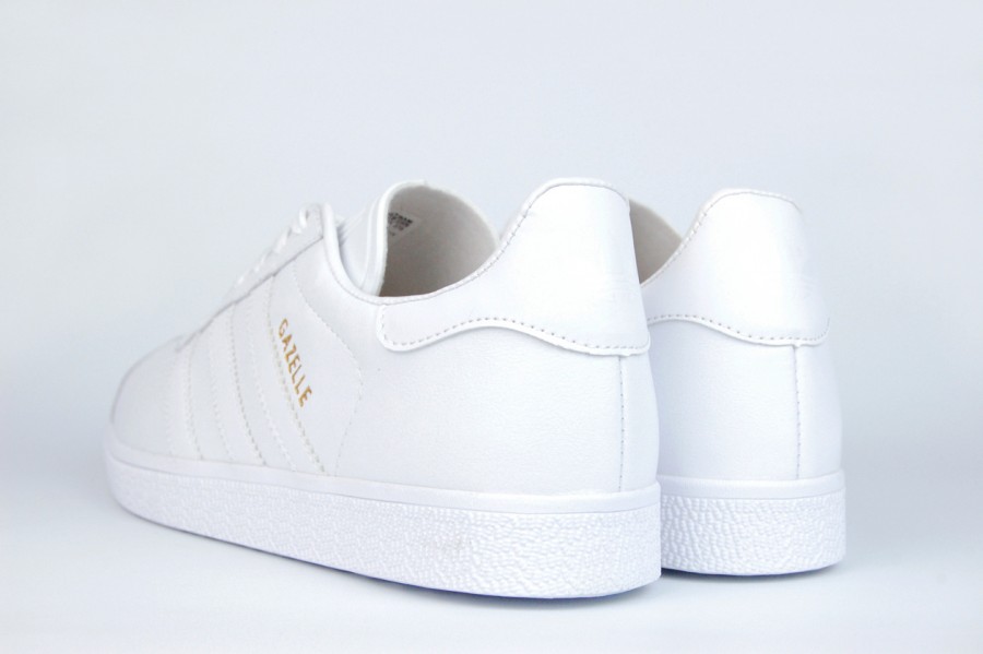 кроссовки Adidas Gazelle Leather Triple White