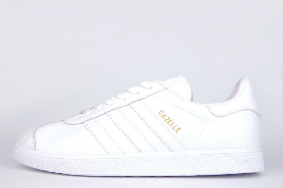 кроссовки Adidas Gazelle Leather Triple White