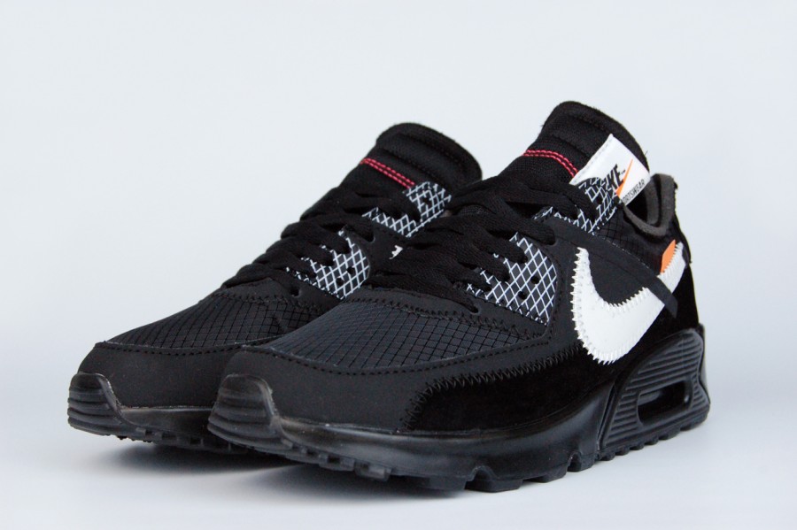кроссовки Nike Air Max 90 x Off-White Triple Black