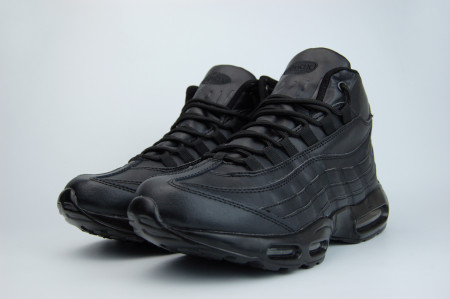 кроссовки Nike Air Max 95 High Fur Triple Black