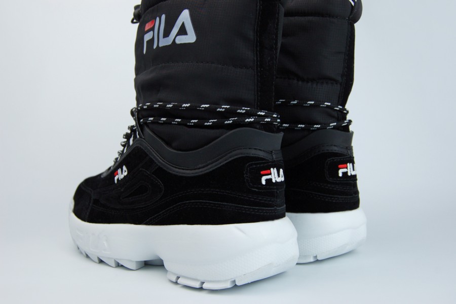 сапоги FILA Fur Black / White