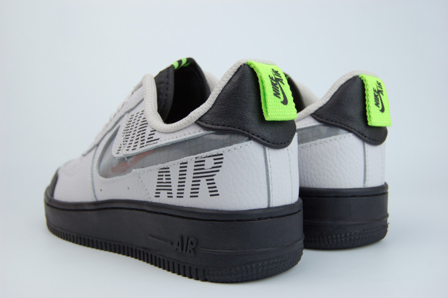 кроссовки Nike Air Force 1 Low 07 LV8 Grey / Volt / Ftwr Black