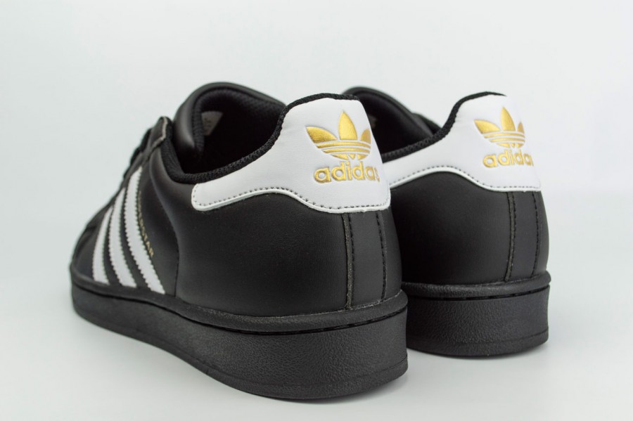 кроссовки Adidas SuperStar Black / White Stripes