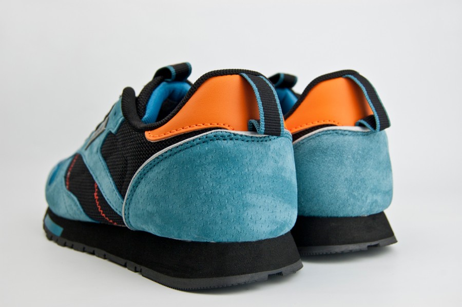 Кроссовки Reebok Classic Suede Blue / Orange