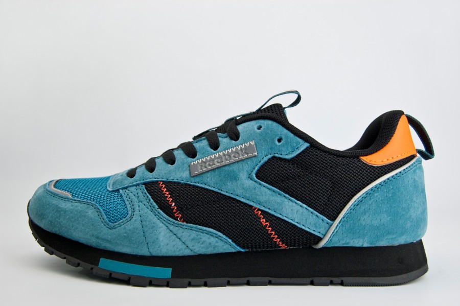 Кроссовки Reebok Classic Suede Blue / Orange