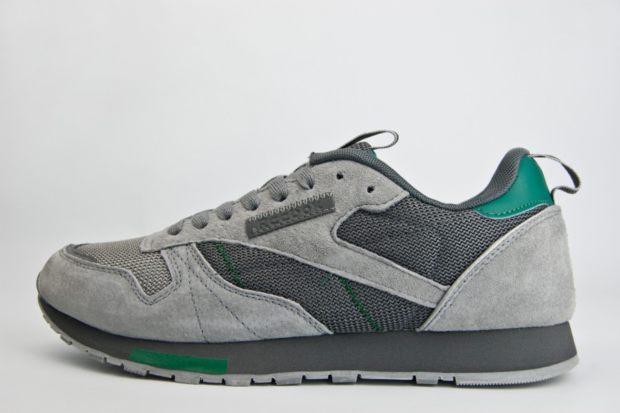 Кроссовки Reebok Classic Suede Grey / Green