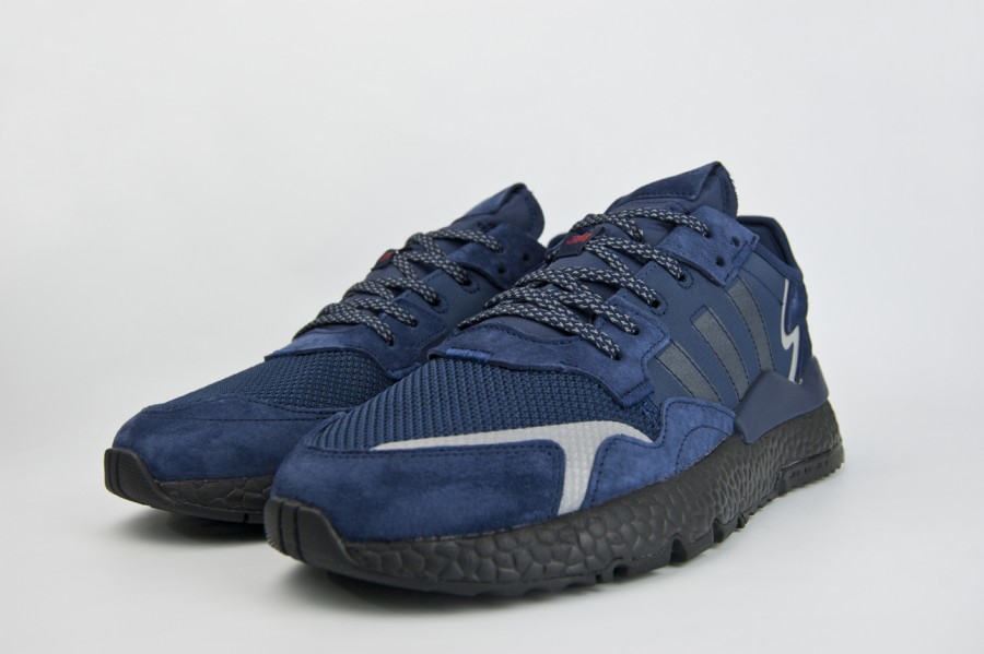 кроссовки Adidas Nite Jogger 3M Navy