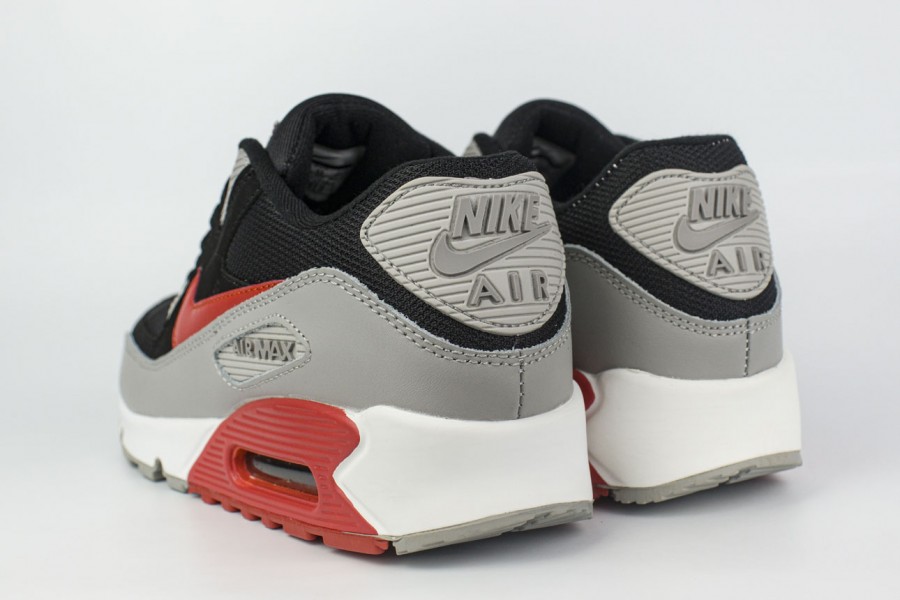 кроссовки Nike Air Max 90 Black / Grey / Red