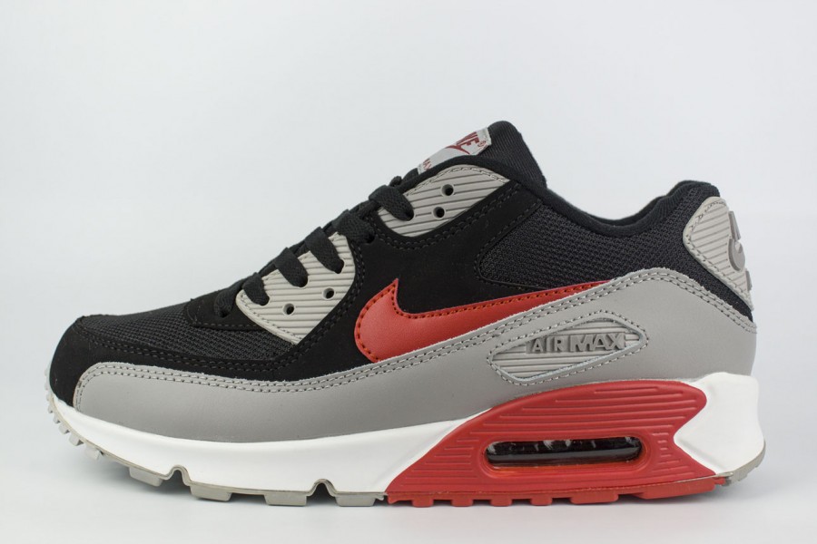кроссовки Nike Air Max 90 Black / Grey / Red