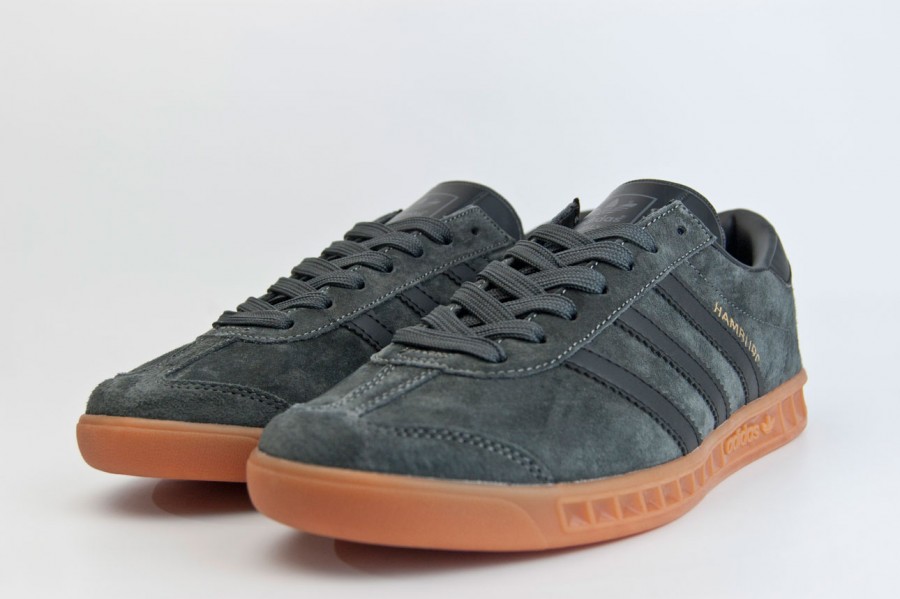 кроссовки Adidas Hamburg D.Grey / Black