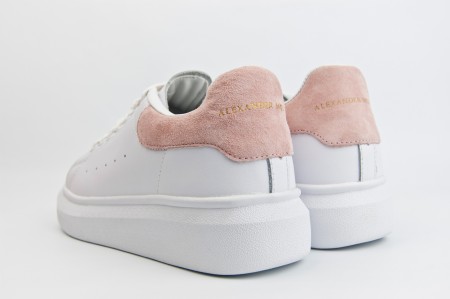 кроссовки Alexander McQueen Oversize Sneakers White / Pink