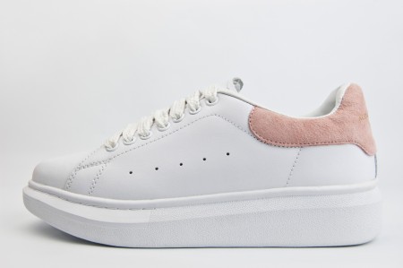 кроссовки Alexander McQueen Oversize Sneakers White / Pink
