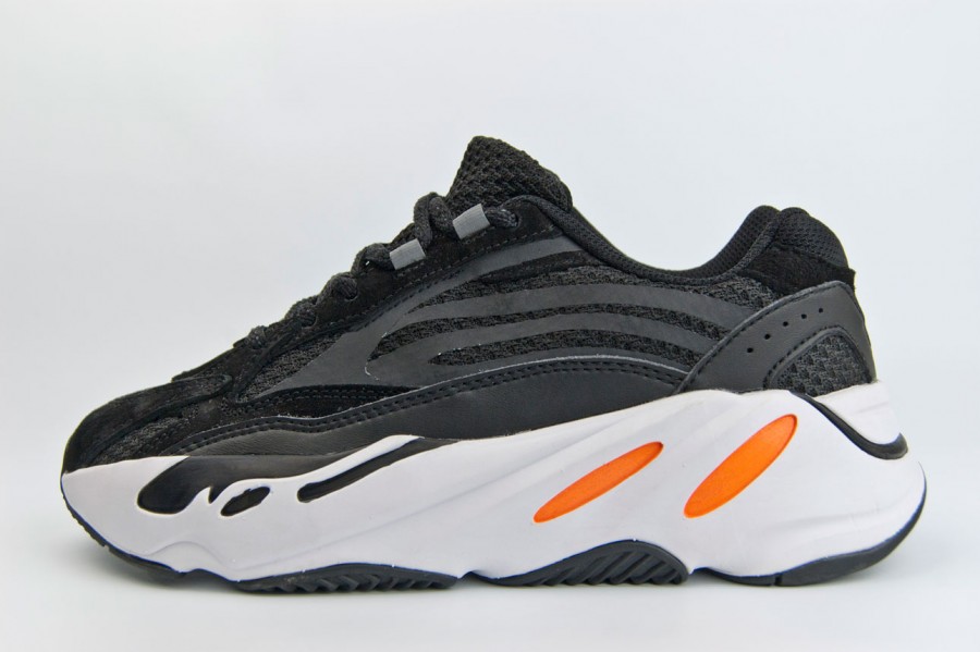 кроссовки Adidas Yeezy Boost 700 v2 Wmns Black / Ftwr White-Orange