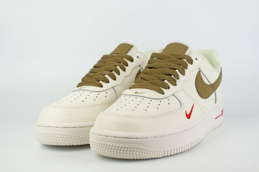 кроссовки Nike Air Force 1 Low Premium White / Brown