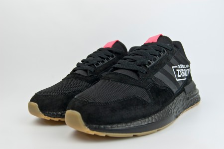 кроссовки Adidas ZX 500 RM Boost Big Logo Black