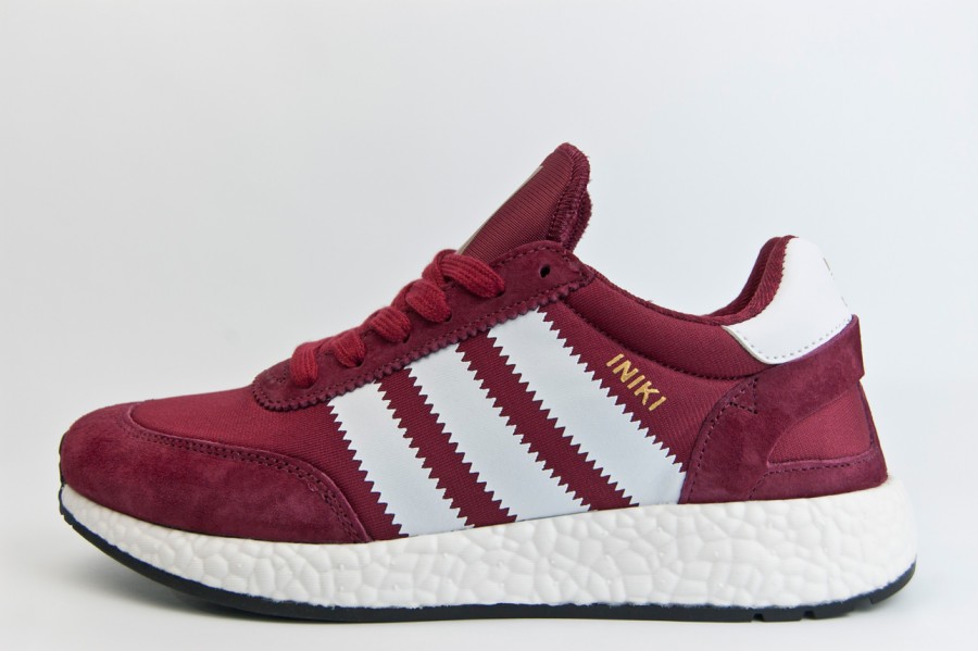 кроссовки Adidas Iniki Runner Wmns Burgundy