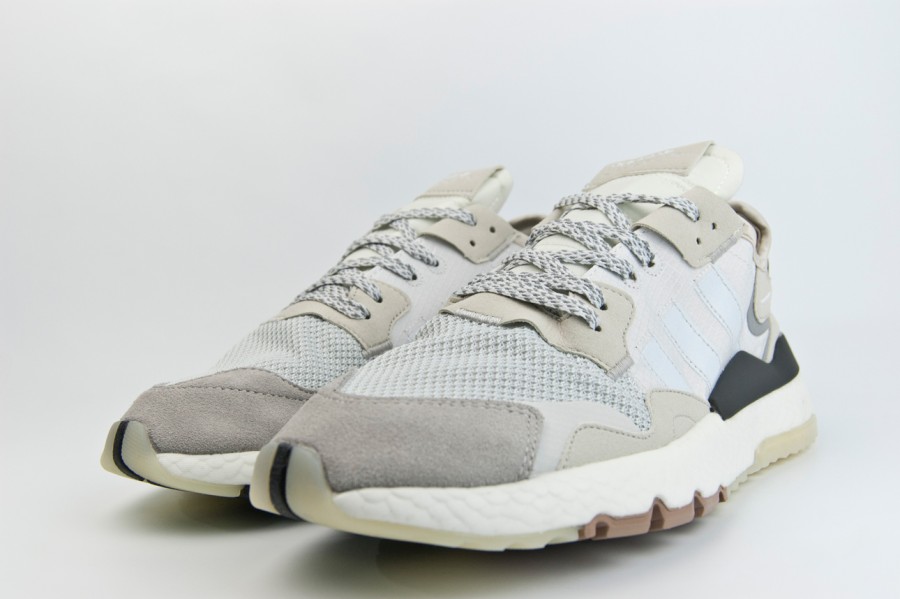 кроссовки Adidas Nite Jogger White / Black
