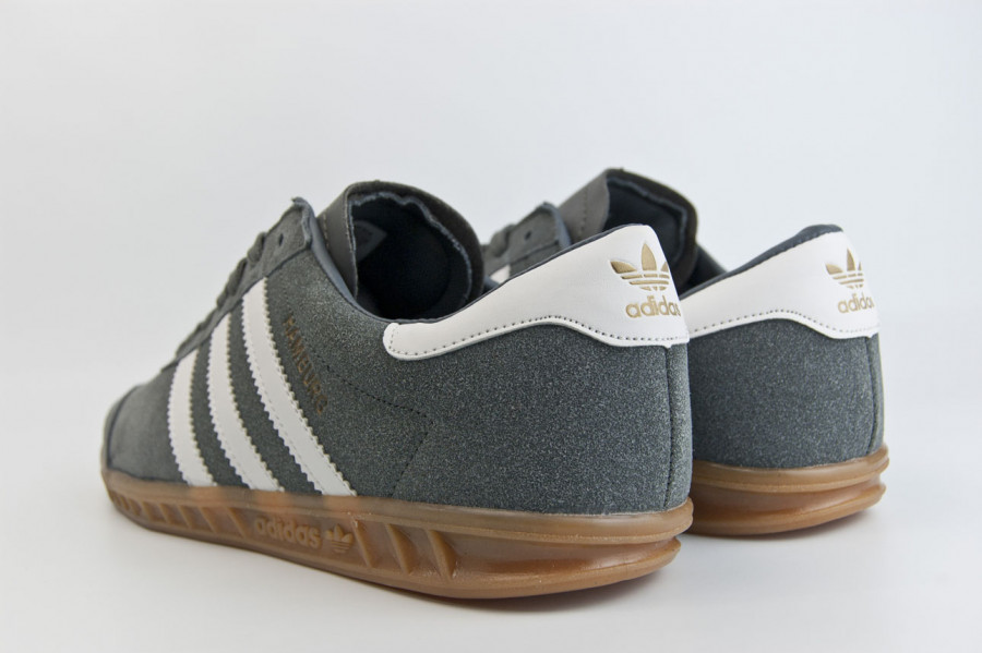 кроссовки Adidas Hamburg Grey / Gum Ftwr