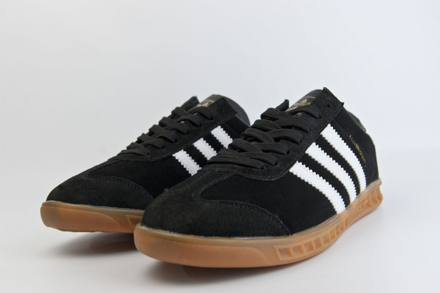 кроссовки Adidas Hamburg Black / Gum Ftwr