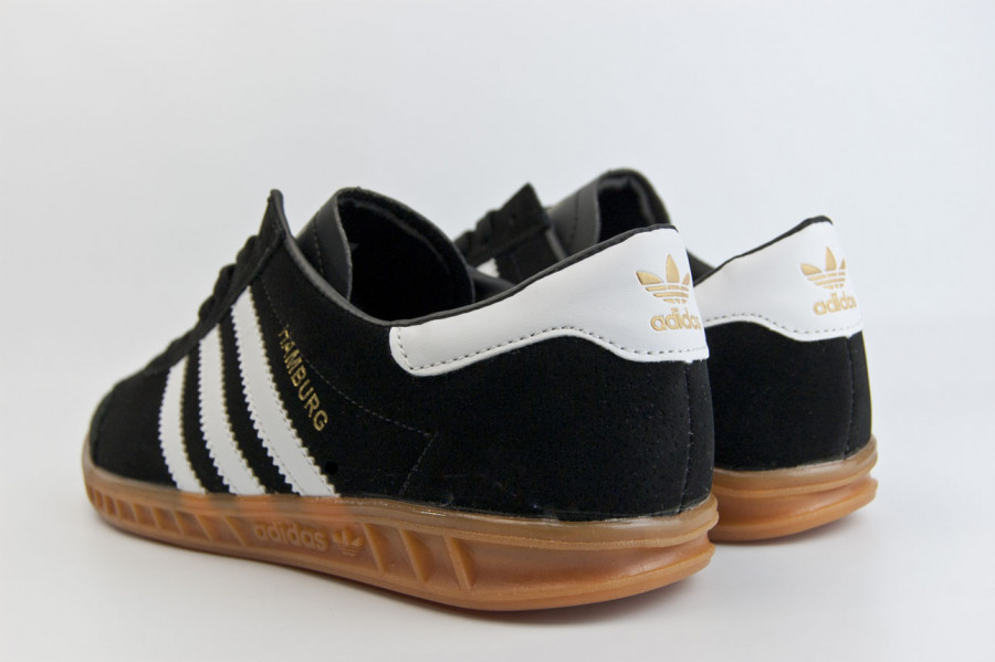 кроссовки Adidas Hamburg Black / Gum Ftwr