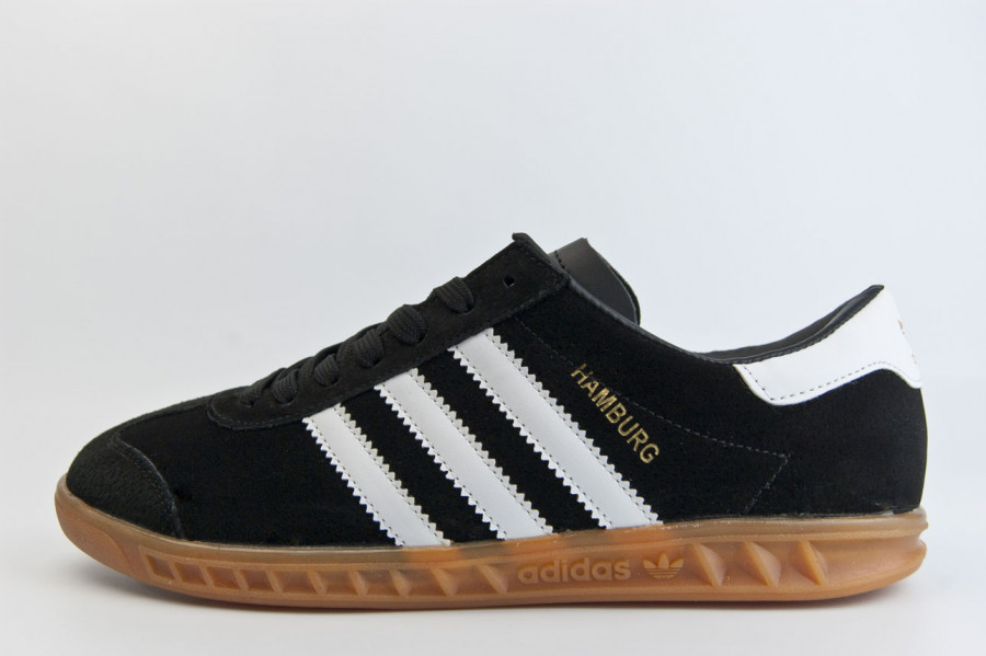 кроссовки Adidas Hamburg Black / Gum Ftwr