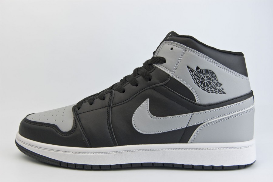 кроссовки Nike Air Jordan 1 Grey / Black