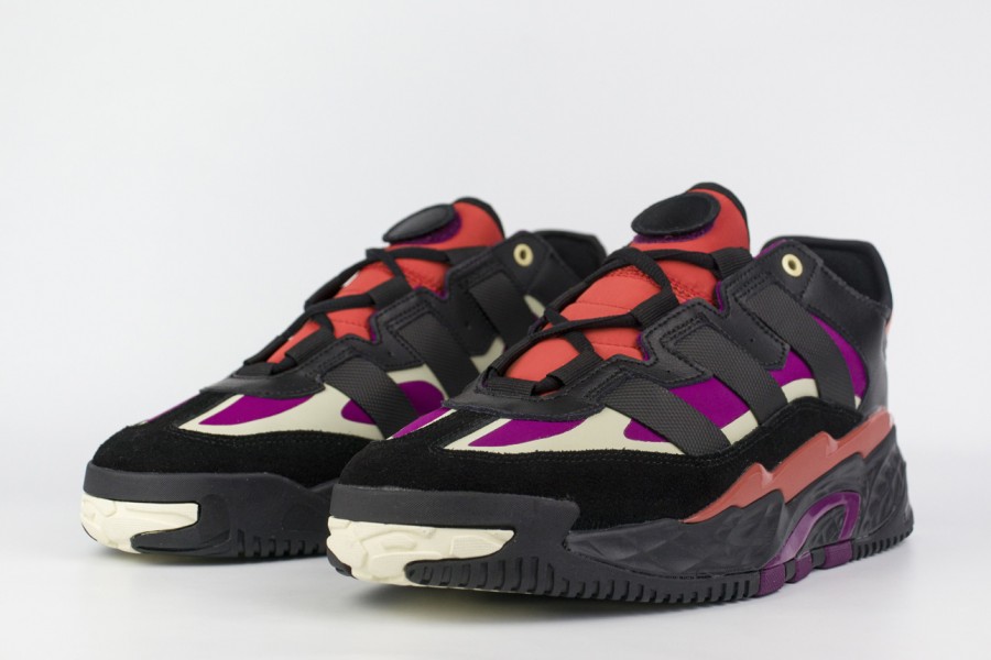 кроссовки Adidas Niteball Black / Lilac