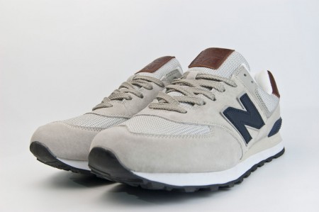 Кроссовки New Balance 574 L.Grey / Brown