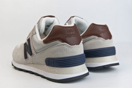 Кроссовки New Balance 574 L.Grey / Brown