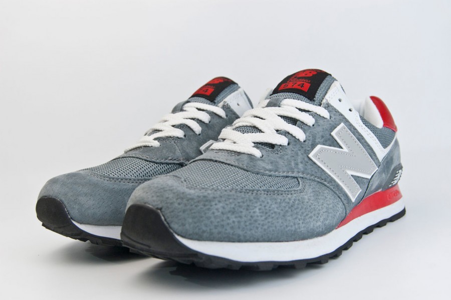 Кроссовки New Balance 574 Grey / Red