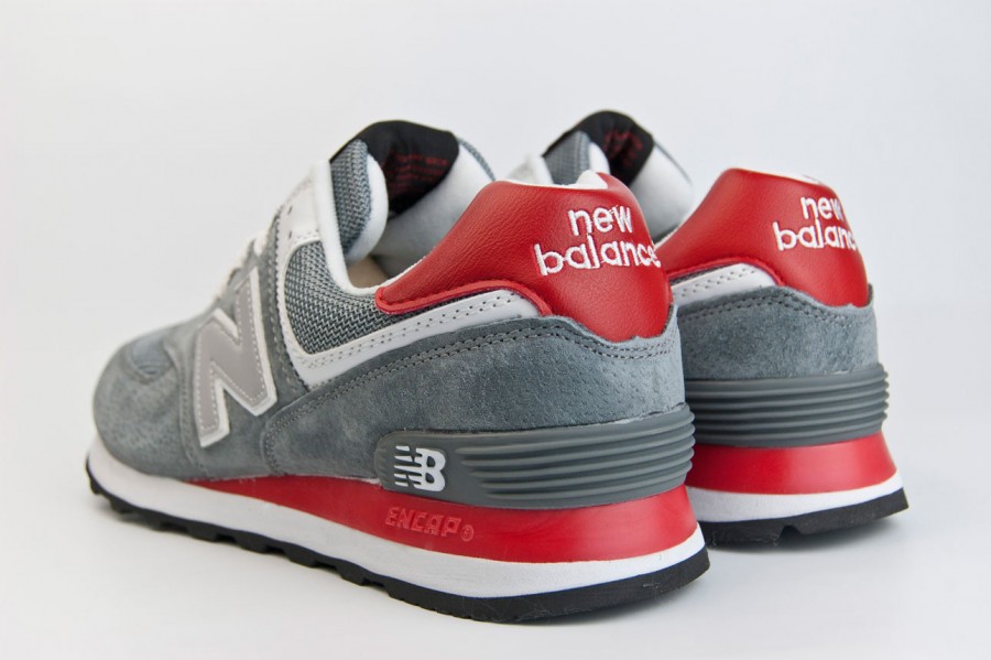 Кроссовки New Balance 574 Grey / Red