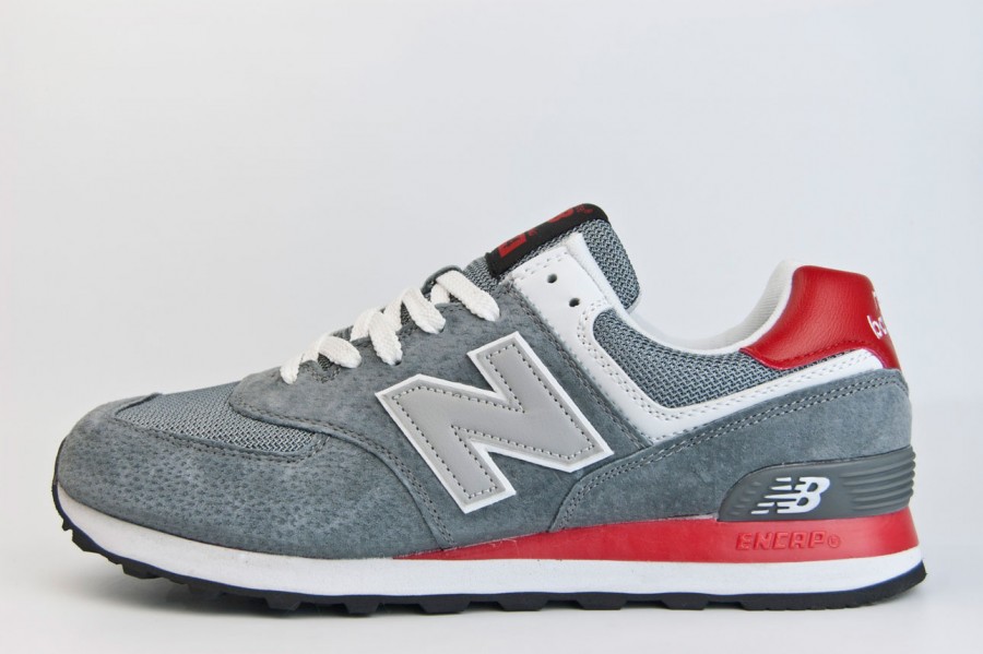 Кроссовки New Balance 574 Grey / Red