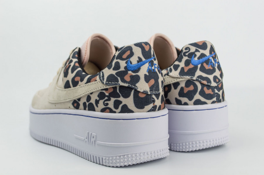 кроссовки Nike Air Force 1 Sage Low Leopard