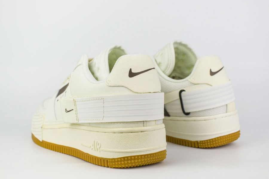кроссовки Nike Air Force 1 Type Wmns Cream / Brown